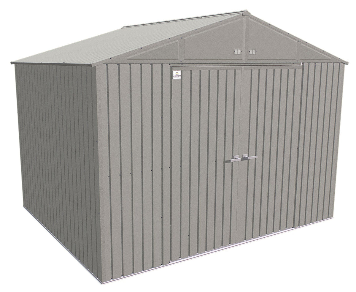 Arrow Elite 14x12-ft Anthracite Corrosion-Resistant Steel Shed