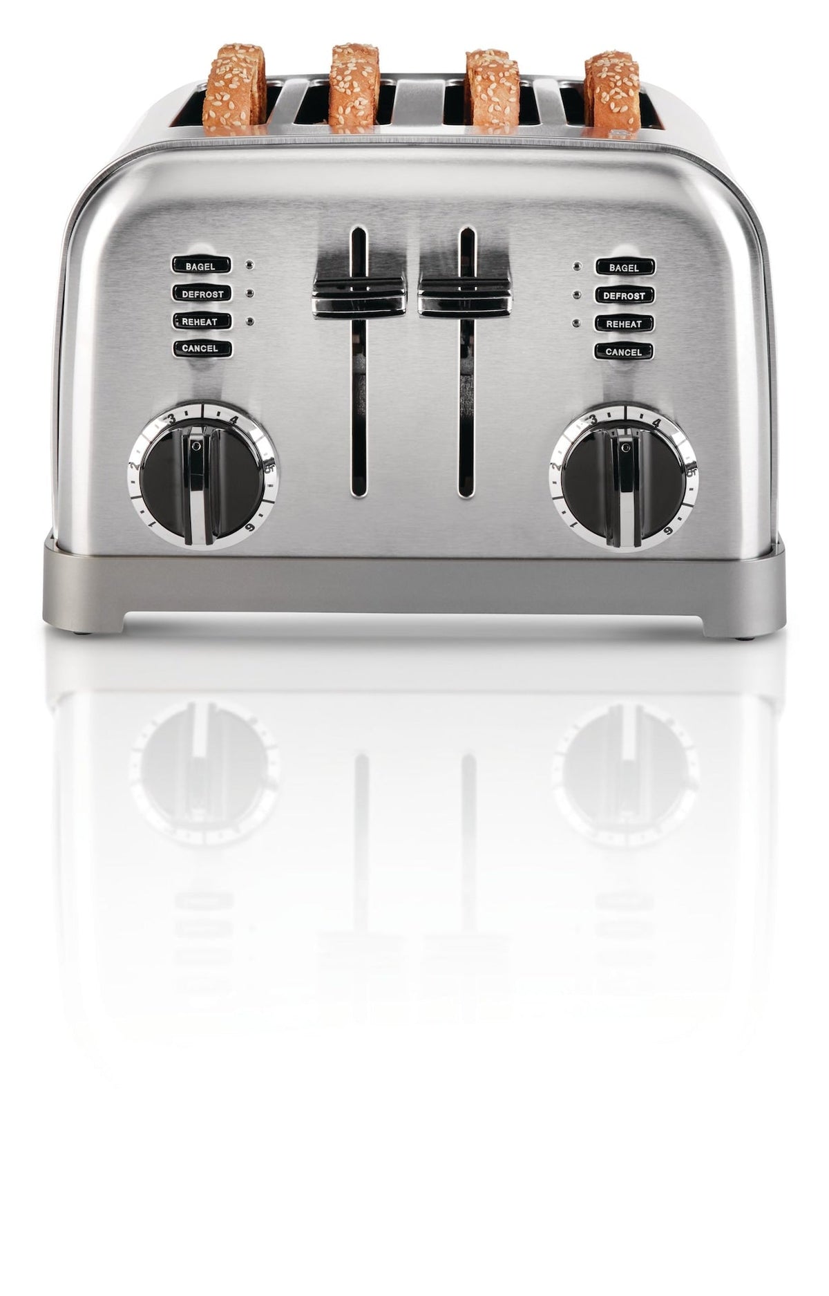 Cuisinart Metal Classic Toaster with 6 Settings, Stainless Steel, 4-Slices