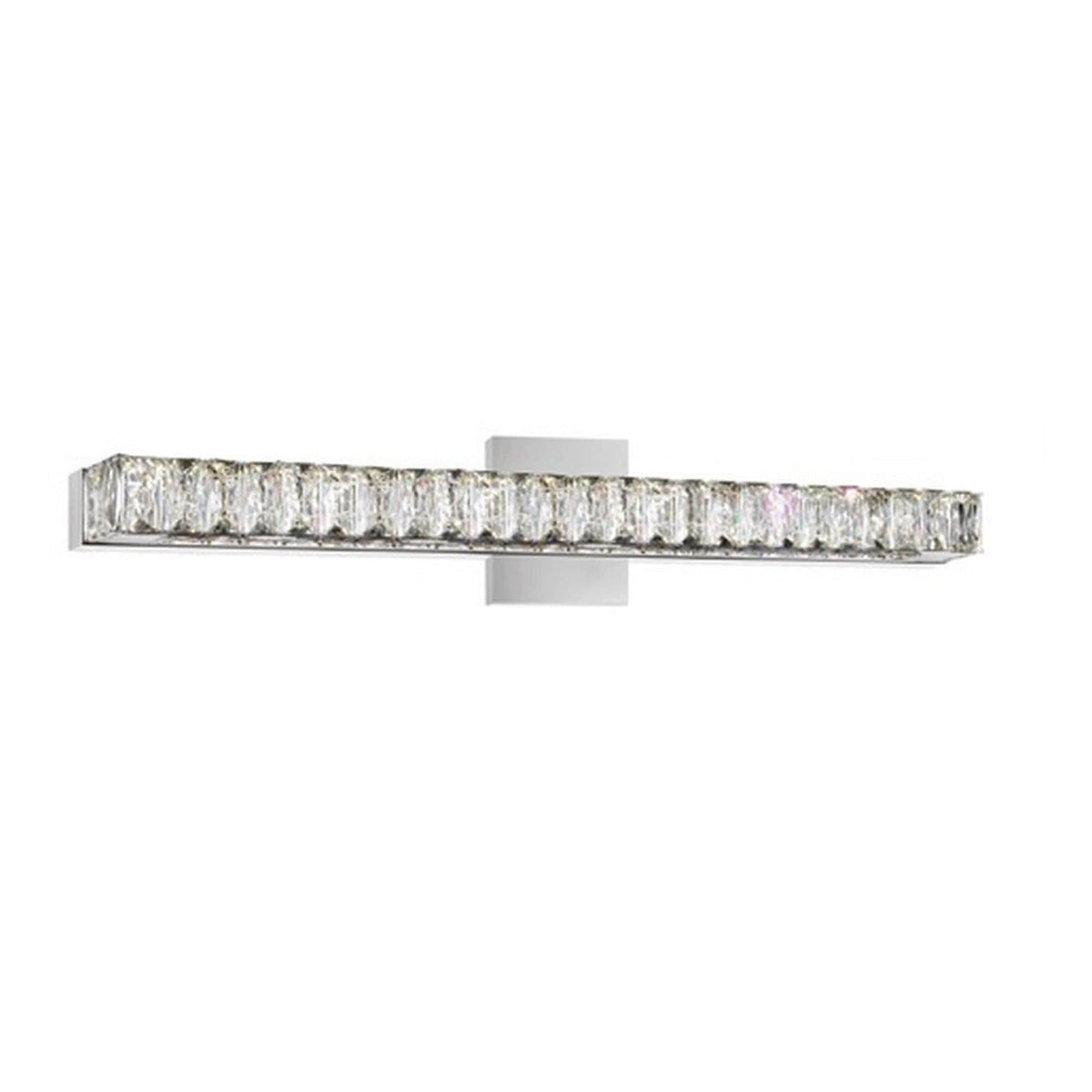 CWI Lighting Milan LED Vanity Light, Chrome, 24-in