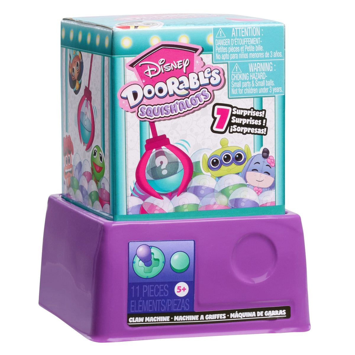 Disney Doorables Whatcha Gotcha Claw Machine for Ages 5+, Assorted Contents