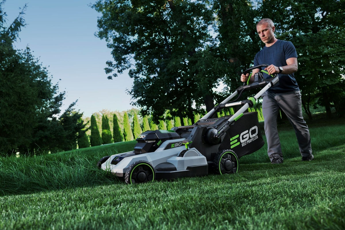 EGO POWER+ 56V Brushless Cordless 21-in Self-Propelled Lawn Mower, Includes (1) 6.0AH Battery and 320W Charger, LM2114SP
