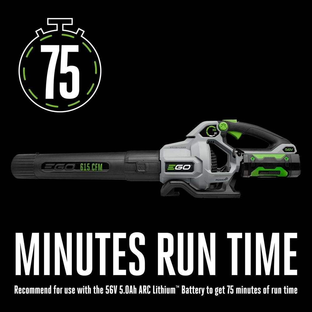 EGO POWER+ 56V Brushless Cordless 615 CFM Leaf Blower, Tool Only