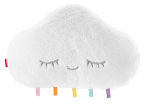 Fisher-Price Twinkle & Cuddle Cloud Soother for Babies, Bilingual, Ages 0m+