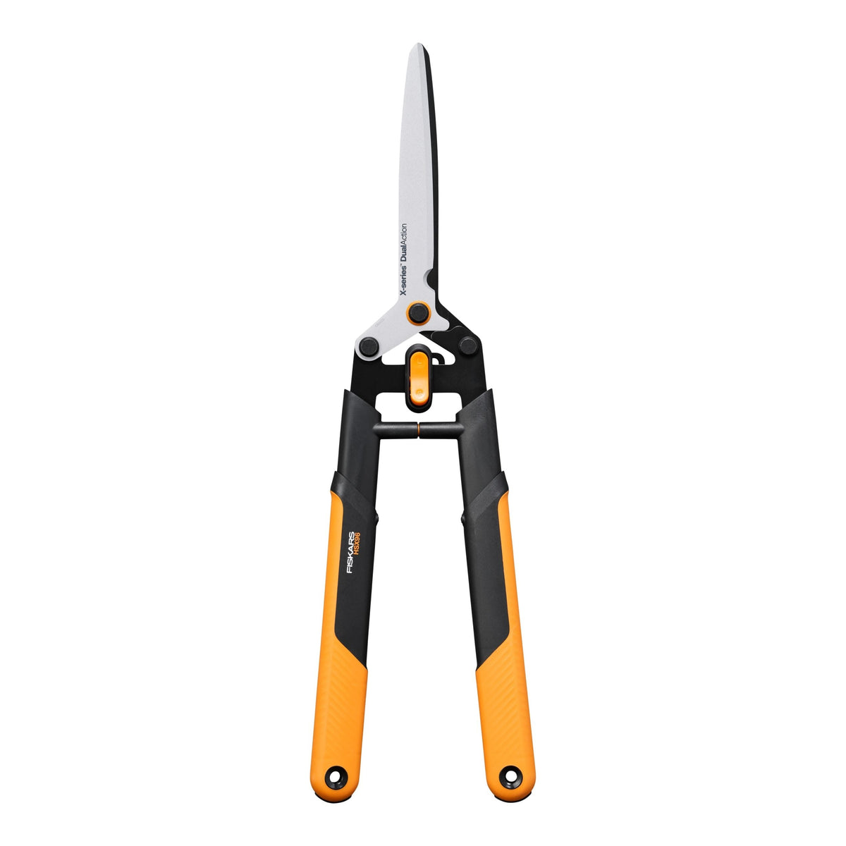 Fiskars Dual Action Steel Hedge Shear, Black