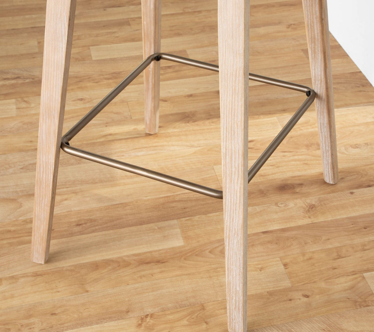 Lumisource Winston Fixed-Height Counter Stool, Wood, 26-in