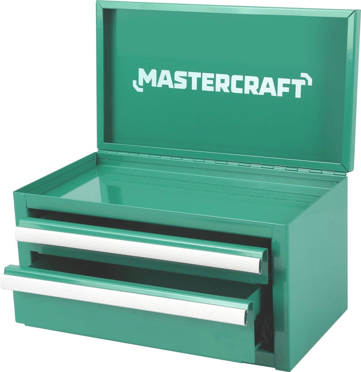 Mastercraft Mini Toolbox with 2 Drawers, Emerald