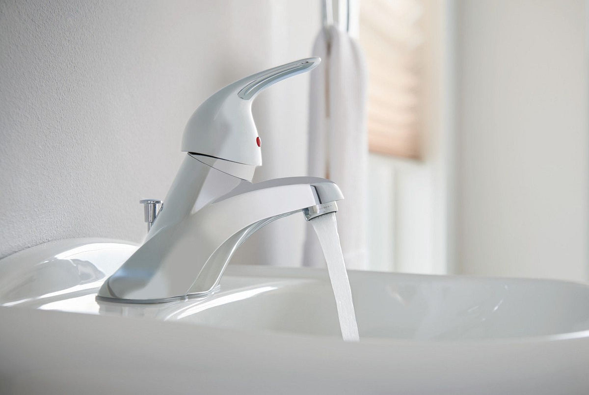 Moen Adler Single Handle Bathroom Faucet, Chrome