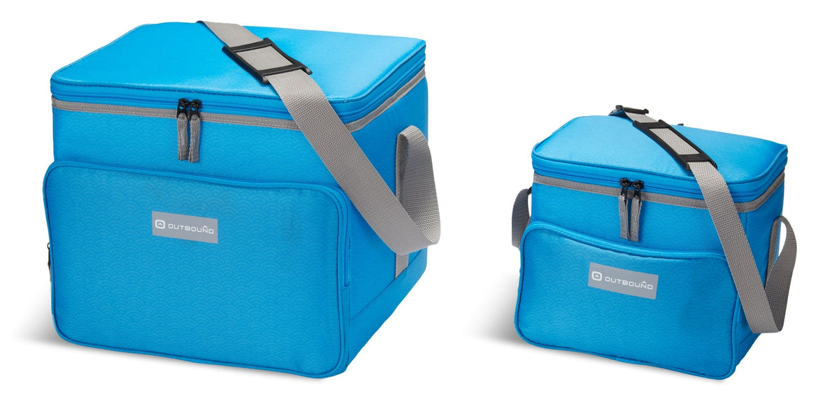 Outbound 2-Pack Picnic Soft Cooler Set, Blue