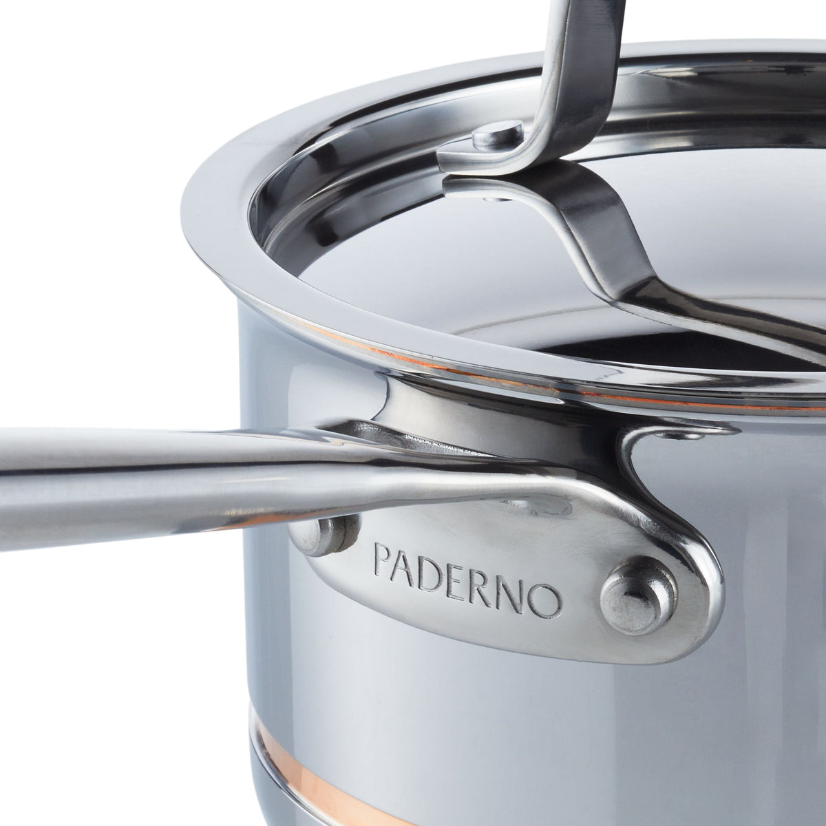 PADERNO 5-Ply Copper Core Stainless Steel Cookware Set, Oven Safe, 12-pc