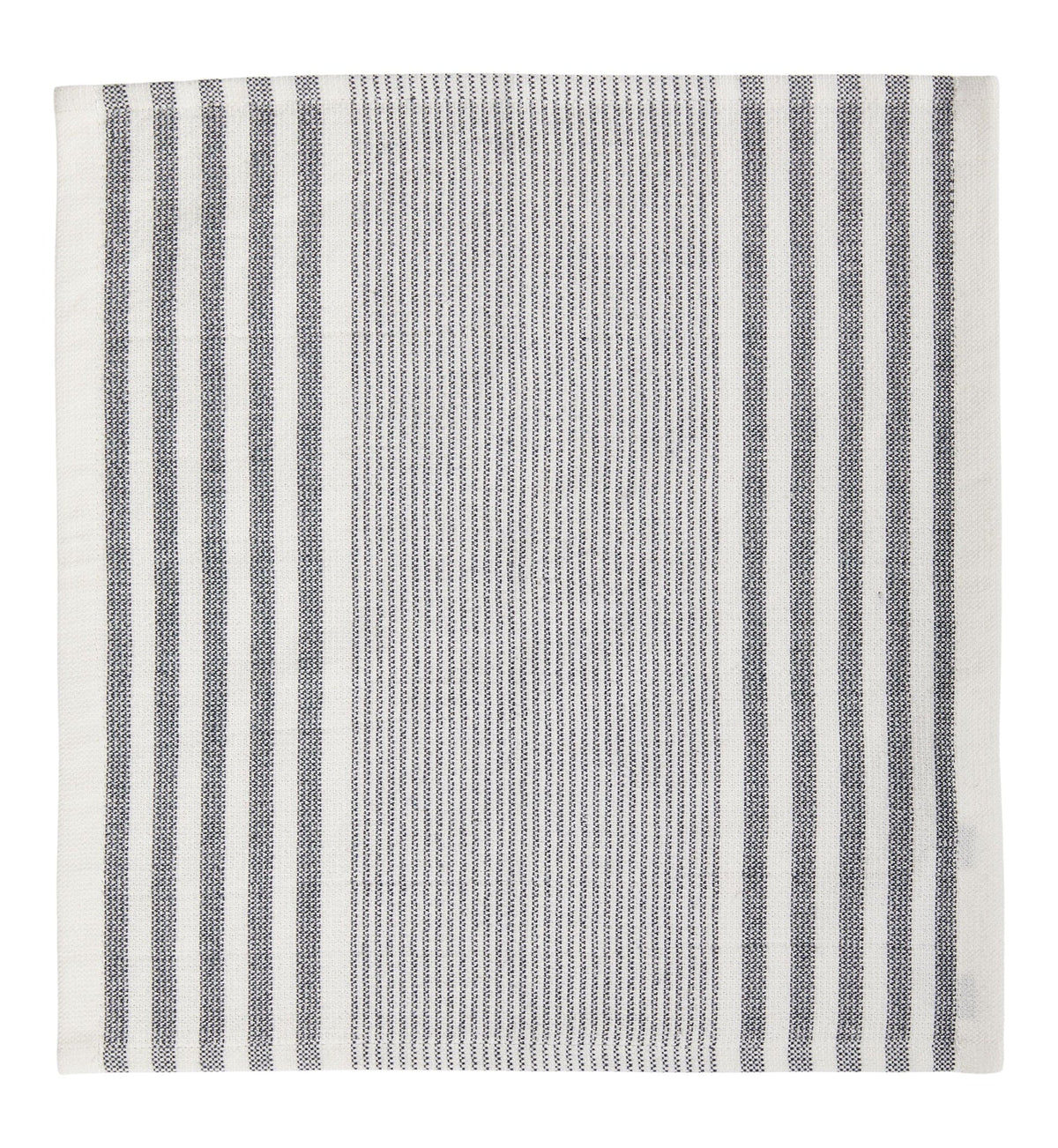 PADERNO All-Purpose Striped Cotton Terry Square Dish Cloths, Grey, 4-pk