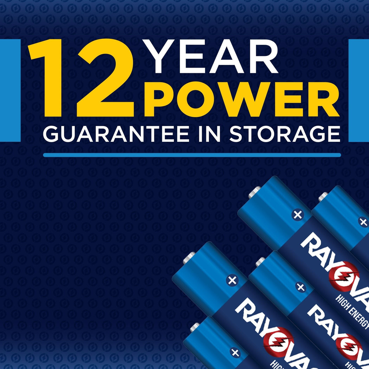 Rayovac HIGH ENERGY AA Alkaline Batteries, Long Lasting, All Purpose, 24-pk