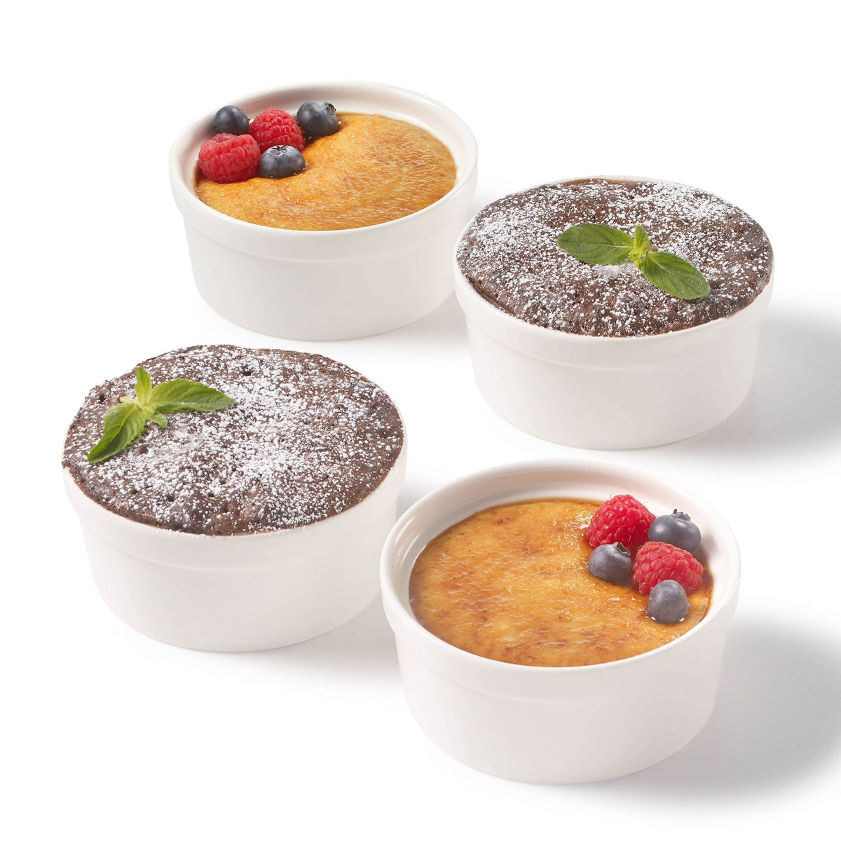 Starfrit Gourmet Bistro Ramekin, 4 Piece, White