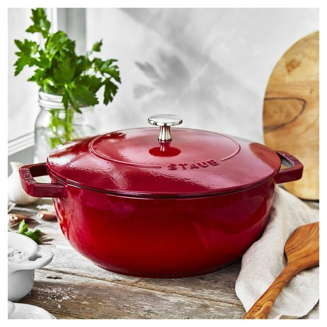 STAUB FRENCH OVEN 3.6L / 3.75QT 24CM CHERRY