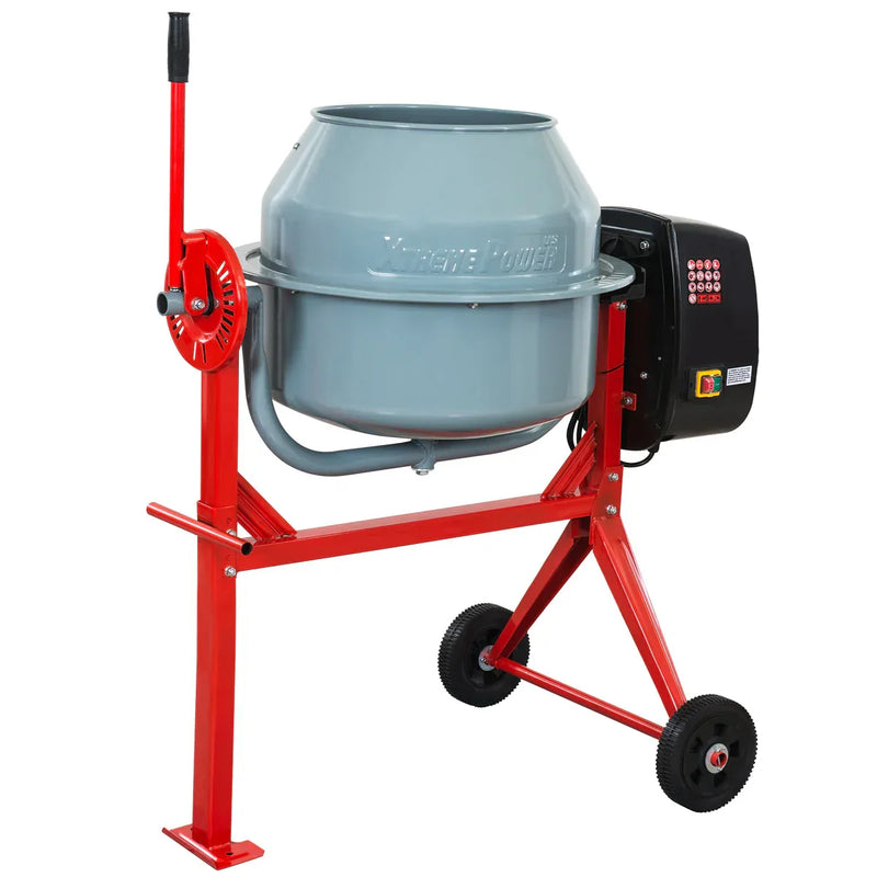 Cement Mixer 4cu ft 500W Portable Electric Concrete Mortar I7