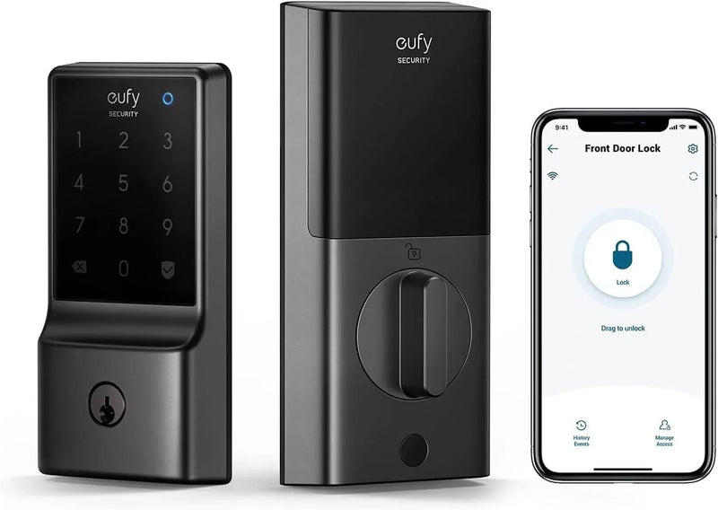 eufy Security Smart Lock C210, 5-in-1 Keyless Entry Door Lock, Built-in WiFi Deadbolt Z3