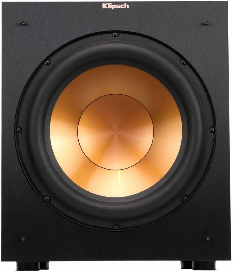 R-12SW Powerful Deep Bass Front Firing 12" Copper-Spun Driver 400W Digital Power Subwoofer 14" X 18.5" X 16" U1