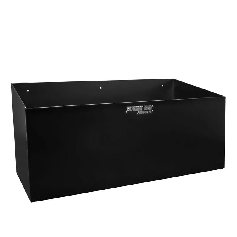 Extreme Max Dual Fuel Jug Holder -- Aluminum Design for Two 5 Gallon Jugs, Black Storage Organizer for Trailers & Garages B7
