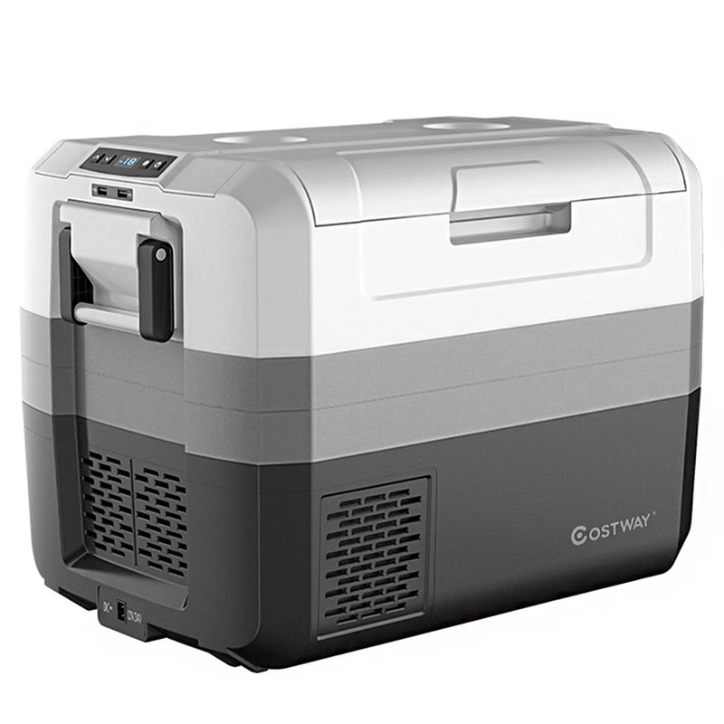 Costway 58 Quart Portable Electric Car Cooler Refrigerator Compressor Freezer for RVs Camping F7