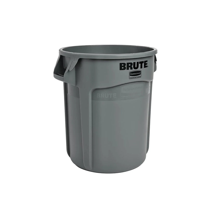 Heavy-duty round trash can / dumpster, 20-gallon capacity, white, suitable for outdoor garbage containers in places such as garden workers / construction workers / restaurants / backyards / offices / storage areas, 6 pieces per set. F6