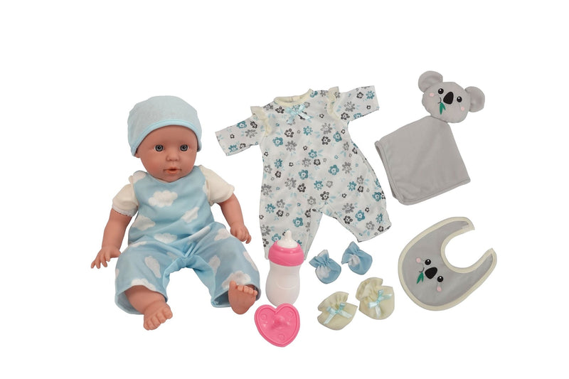 14" Baby Deluxe Set With Crib and Accessories I4