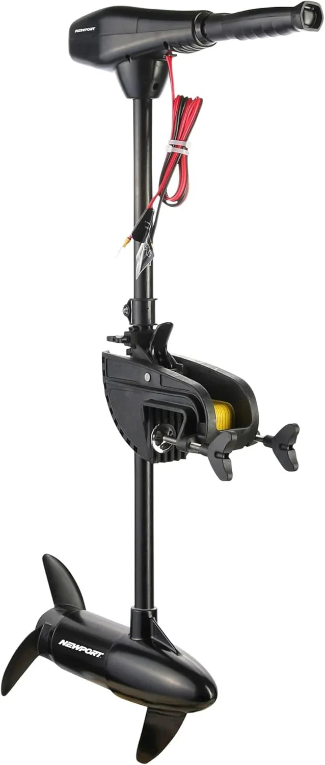 Push-type seawater rear-mounted installed electric trolling motor for fishing, equipped with LED battery indicator light N7