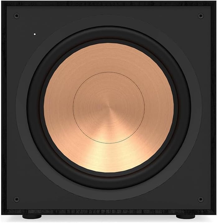 Reference R-121SW 12” Front-Firing Subwoofer with revamped Spun-Copper thermoformed crystalline Polymer woofers and an All-Digital Amplifier for Premium Sound in Black K5