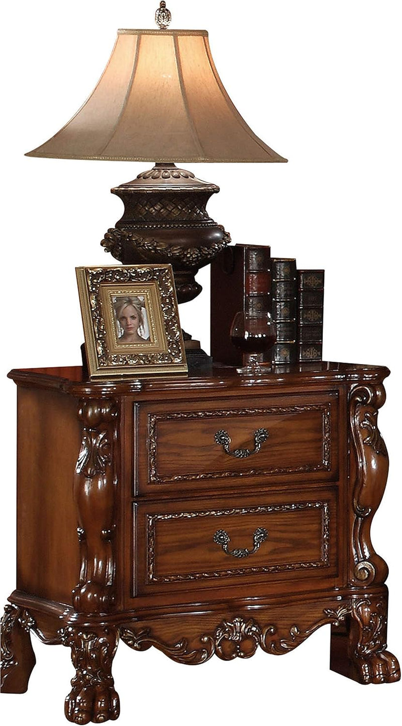 Nightstand - 12143 - Apricot color, length 31.75 inches, width 20 inches, height 30.5 inches X2