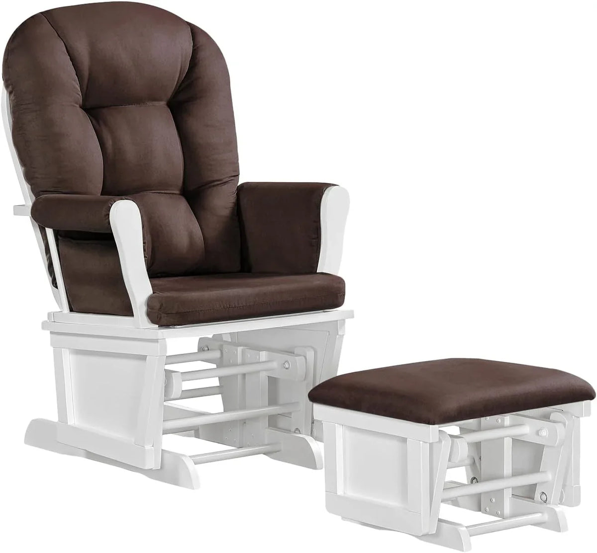 Lennox Furniture Glider Rocker Combo Espresso Beige