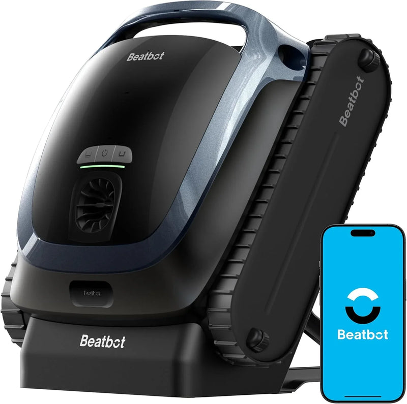 AquaSense 2 Cordless Robotic Pool Vacuum Cleaner, Smart Surface Parking, Double-Pass Waterline Scrubbing, Cleans Floor, Walls, and Waterline, Above & In-Ground Pools up to 3,230 sq.ft - Blue J6