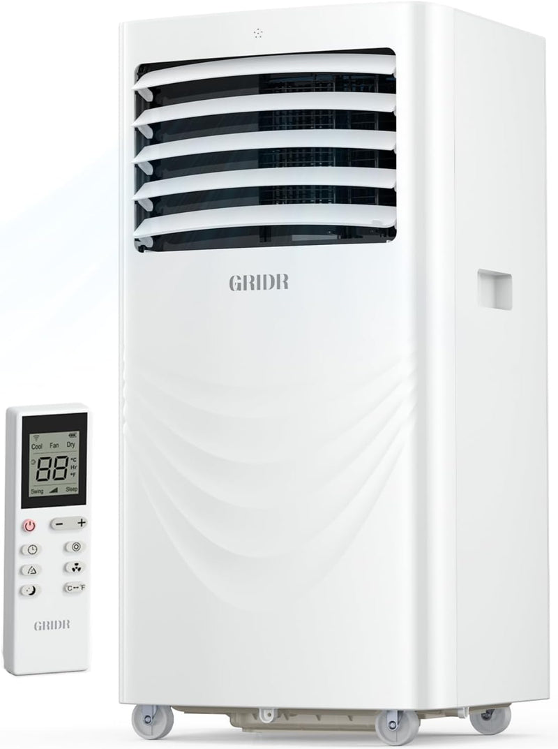 12000 BTU Portable Air Conditioners, AC Unit for Bedroom with 4 Modes Cooling/Dehumidifier/Fan & Sleep, Up to 400 Sq.Ft, 45db Quiet, 24H Timer & Remote, Standing Air Conditioner for Rooms Office Home N9