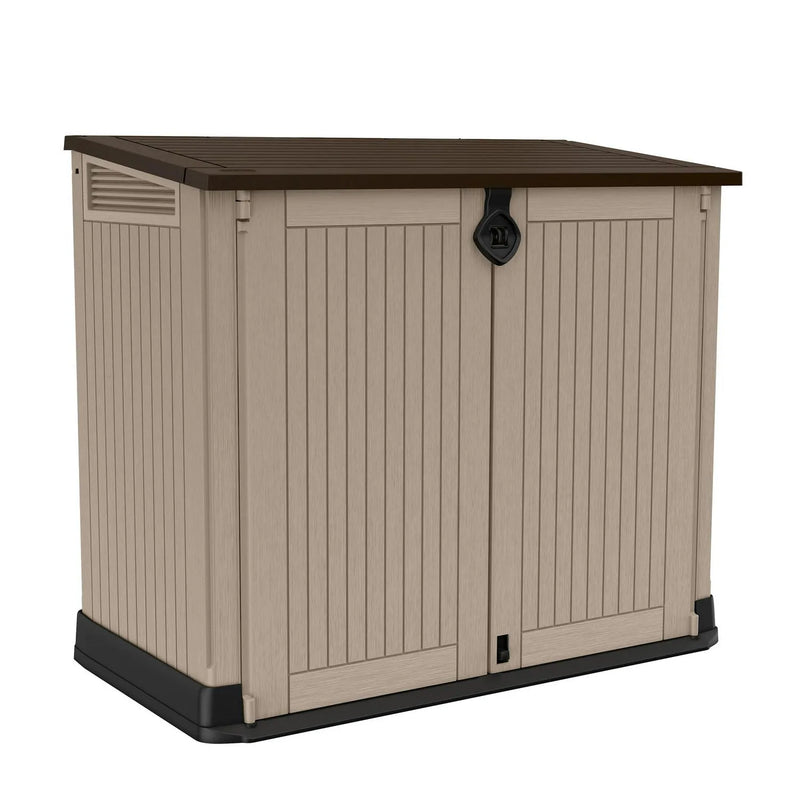 30-Cu Ft All-Weather Resin Storage Shed, Beige G2