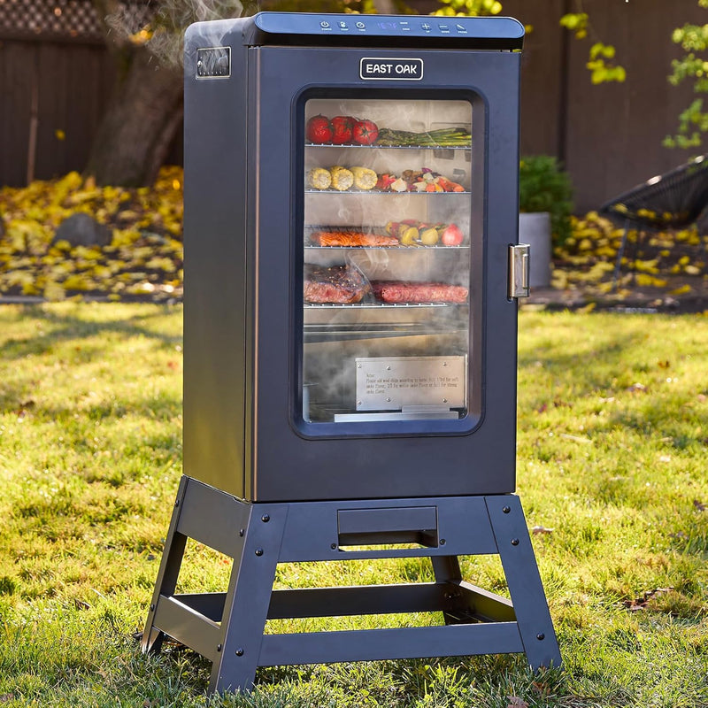 30-inch electric oven | Built-in meat detector and outdoor-specific stand | Up to 6 times longer baking time, adjustable side spice loader | With a 725 square inch cooking area, it can achieve more baking effects S9