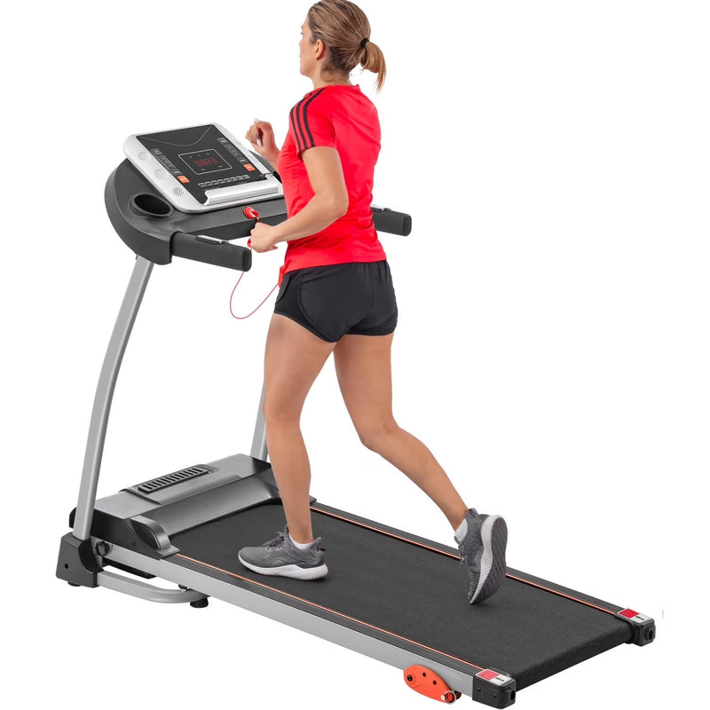 Ambifirner Easy Folding Treadmill with Adjustable Incline, Wide Running Deck, Foldable Design, Digital Monitor Mini Treadmill for Home Office Z6