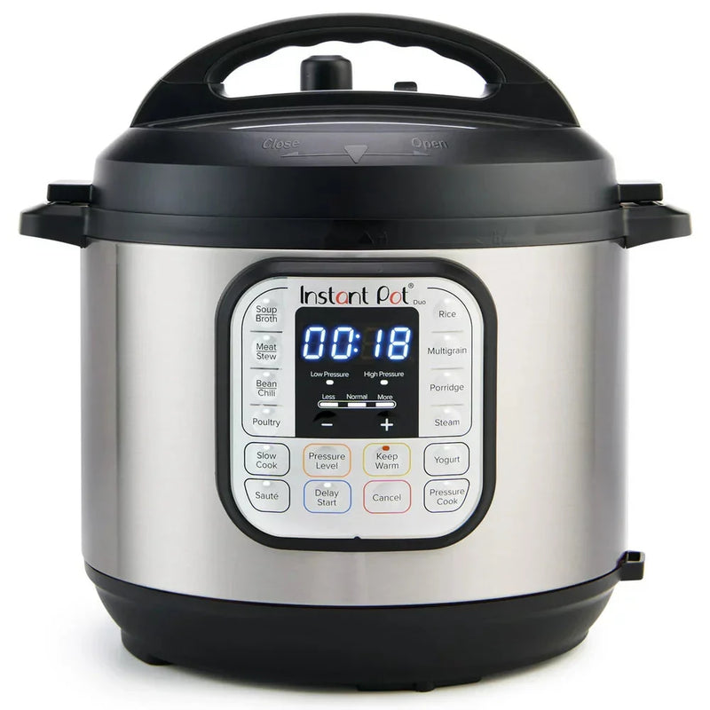 Instant Pot Duo 6 Qt Electric Pressure Cooker 7 In 1 with Easy Release Steam Switch D8
