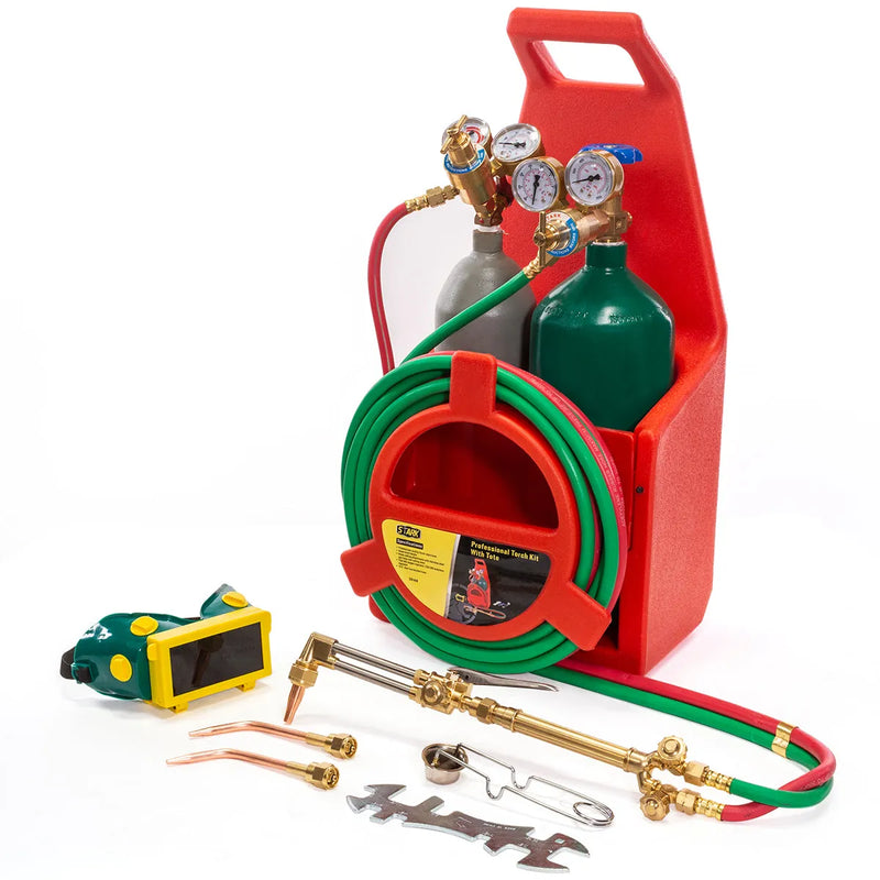 Welding & Cutting Torch Oxygen Acetylene Regulator Set I4