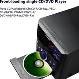Bluetooth Stereo System, CD Player, Wireless Streaming, MP3, USB, Audio in, FM Radio, 30W, Micro Sound System