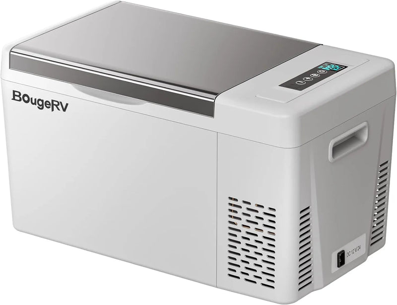 12 Volt Refrigerator 12V Car Fridge 23 Quart Portable Freezer Compressor Cooler 12/24V DC 110~240 Volt AC for Truck Van RV Camper SUV Travel Camping Road Trips Tailgating -7℉~50℉ L8
