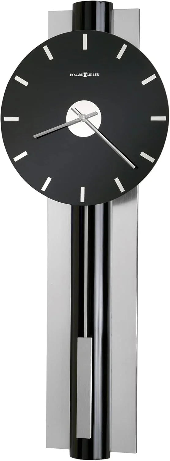Wall-mounted clock, quartz movement, battery-powered, pointer-style analog display, rectangular pendulum, decorative sturdy frame, nickel-plated surface, wall-mounted installation, perfect home decoration alarm clock S1