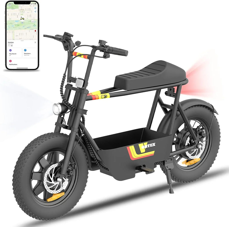 Safe electric scooter | Maximum power 470 watts motor | 16 3-inch wear-resistant rubber tires | Maximum speed up to 32 kilometers per hour, range up to 28 kilometers | Classic style leisure electric scooter, equipped with large storage space F5