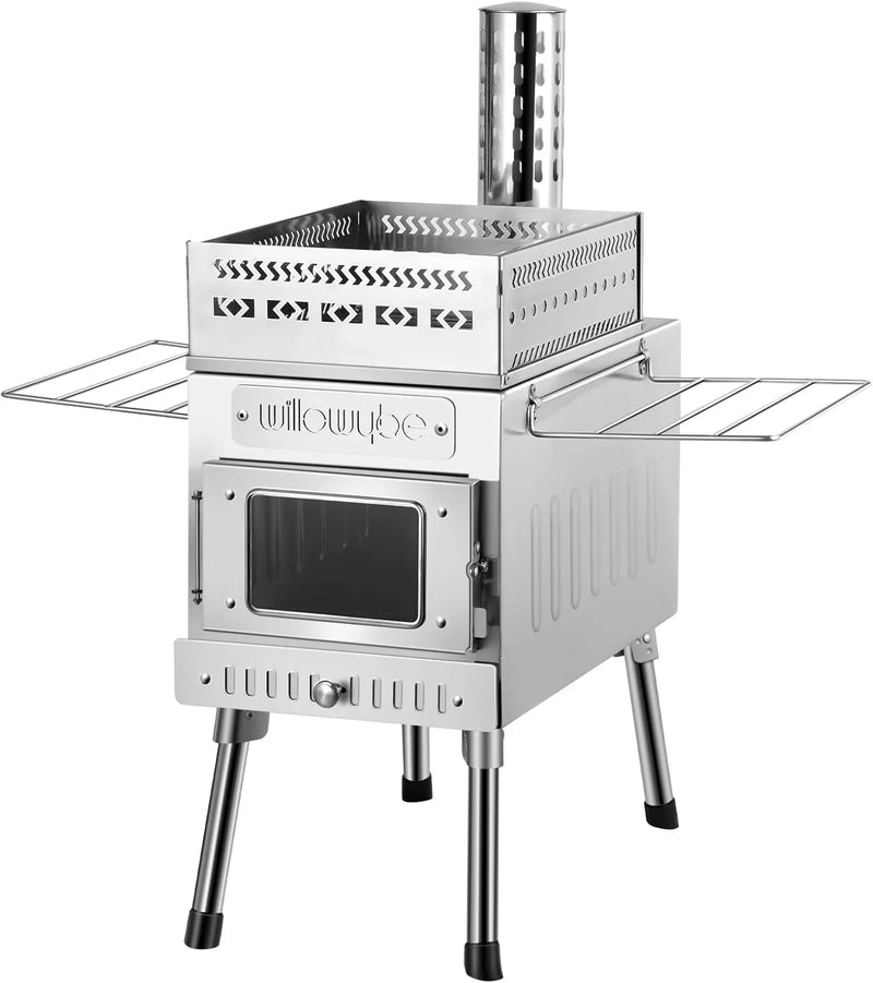 Outdoor sauna hot water tent stove, rocket-type heater, portable camping wood stove, cooking equipment for dry sauna, cooking tools suitable for husbands and friends S0