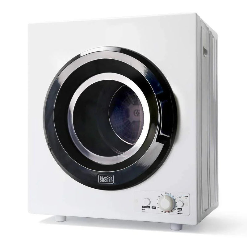 Black decker 3.5 Cu. ft. Portable Dryer – White Black X8