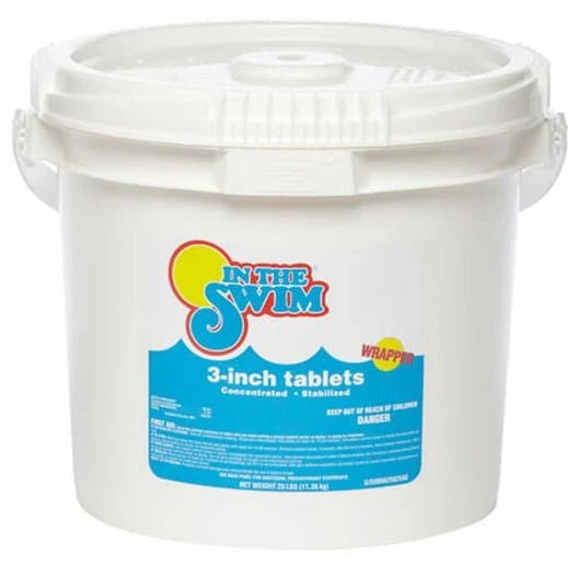 IN THE SWIM – 3 INCH CHLORINE TABLETS – 25 LBS V0