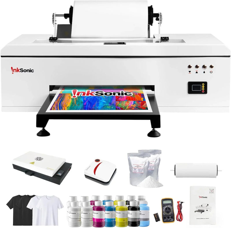 InkSonic R1390 A3 DTF Printer with Oven, T-Shirt Printing Bundle J1