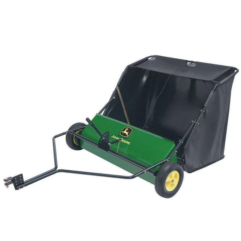 John Deere 42′′ Tow-Behind Lawn Sweeper, 24 cu. ft. Capacity, Adjustable Brushes F3