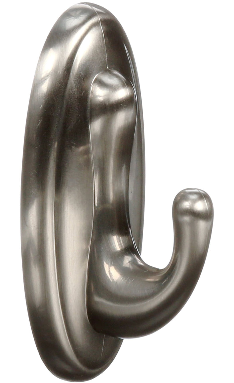 3M Command Medium Traditional Decorative Utility Hook, Brushed Nickel Y2