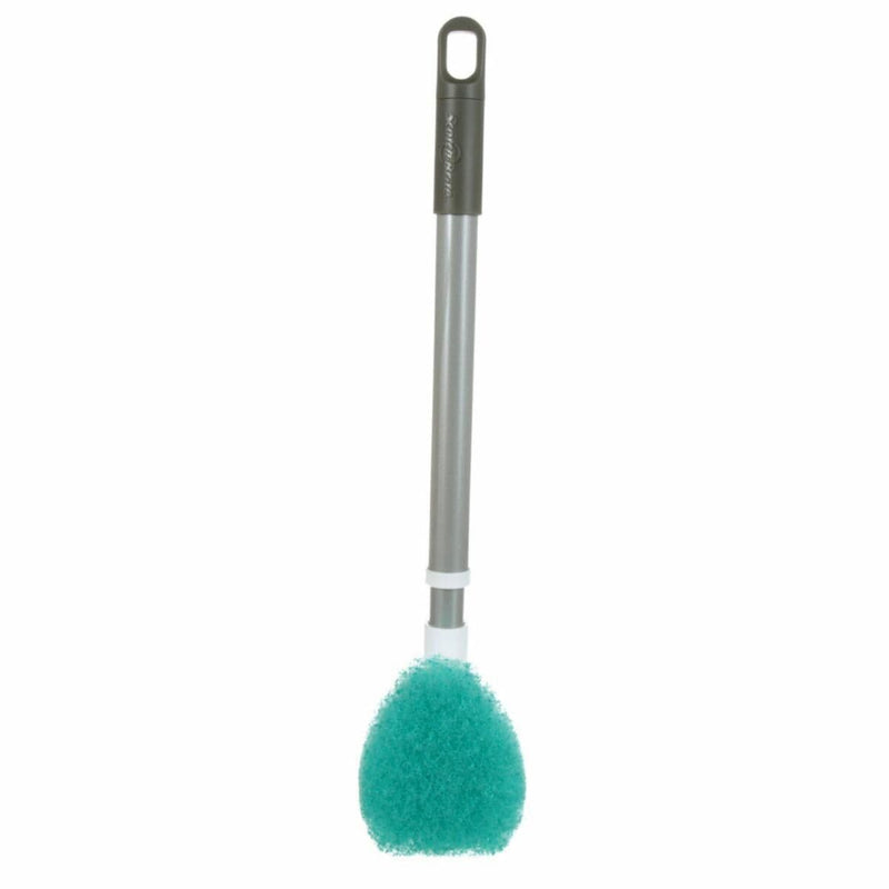 3M Scotch-Brite Non-Scratch Shower & Bath Scrubber/Scrub Brush with Extendable Handle X0