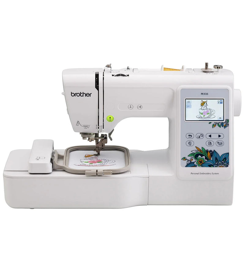 Brother PE535 Embroidery Machine with Large Color Touch LCD Screen S3