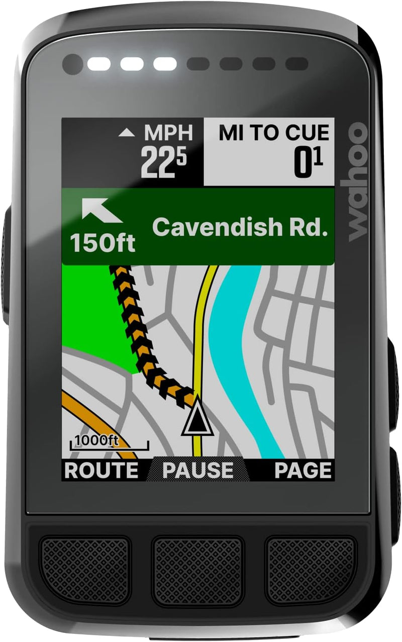 V2 GPS Cycling/Bike Computer, Black F6