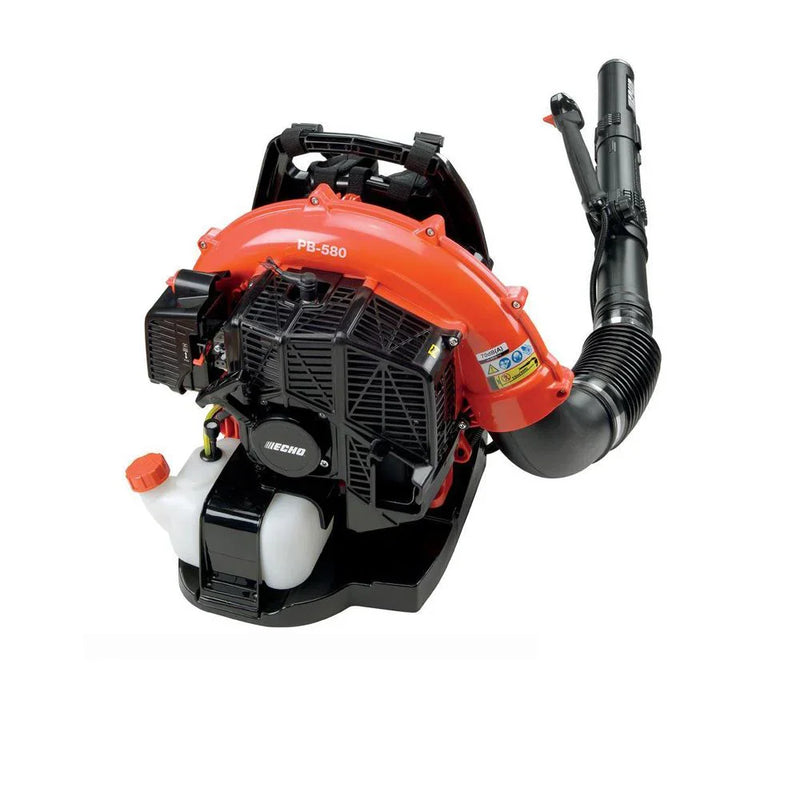 ECHO PB-580T 58.2cc Gas Backpack Leaf Blower, 216 MPH, 517 CFM, 2-Stroke Engine, Tube Throttle A2