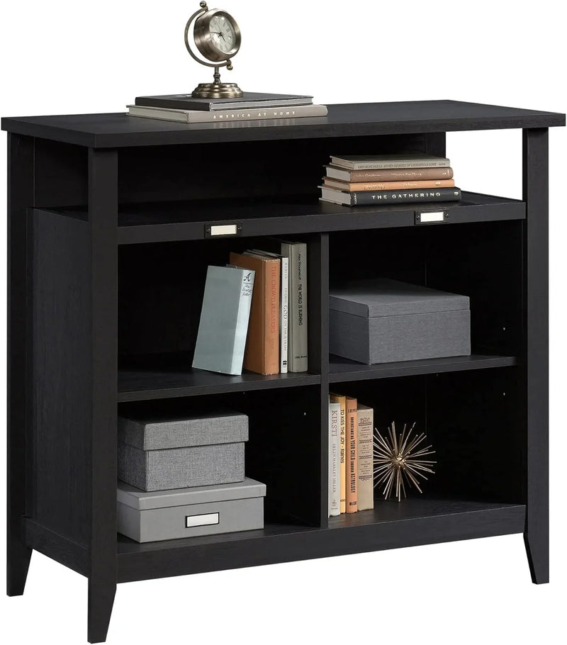36-inch high 4-section bookshelf, Raven oak color N5